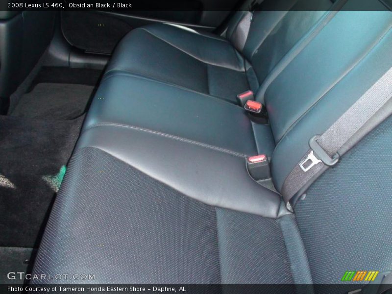 Obsidian Black / Black 2008 Lexus LS 460
