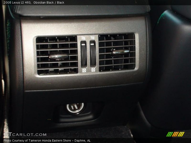 Obsidian Black / Black 2008 Lexus LS 460
