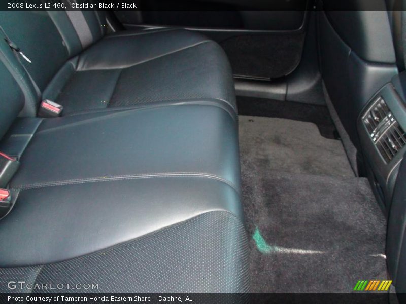Obsidian Black / Black 2008 Lexus LS 460