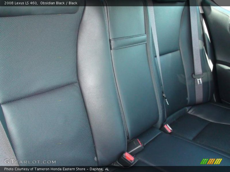 Obsidian Black / Black 2008 Lexus LS 460