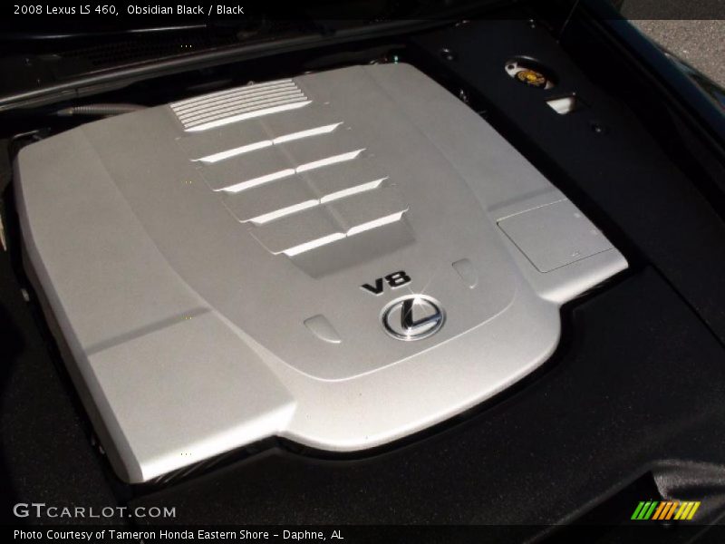 Obsidian Black / Black 2008 Lexus LS 460