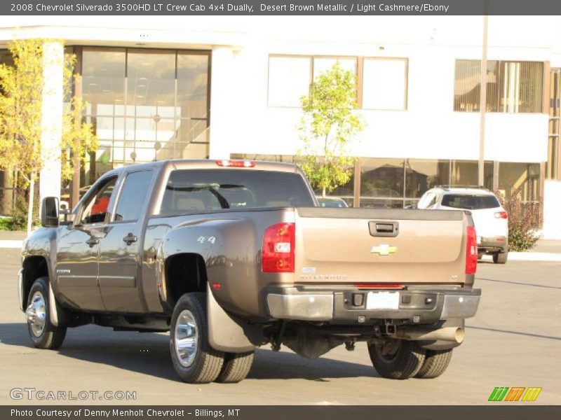 Desert Brown Metallic / Light Cashmere/Ebony 2008 Chevrolet Silverado 3500HD LT Crew Cab 4x4 Dually