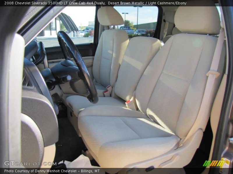 Desert Brown Metallic / Light Cashmere/Ebony 2008 Chevrolet Silverado 3500HD LT Crew Cab 4x4 Dually