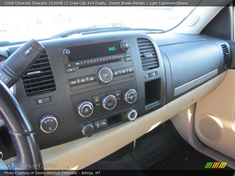 Desert Brown Metallic / Light Cashmere/Ebony 2008 Chevrolet Silverado 3500HD LT Crew Cab 4x4 Dually