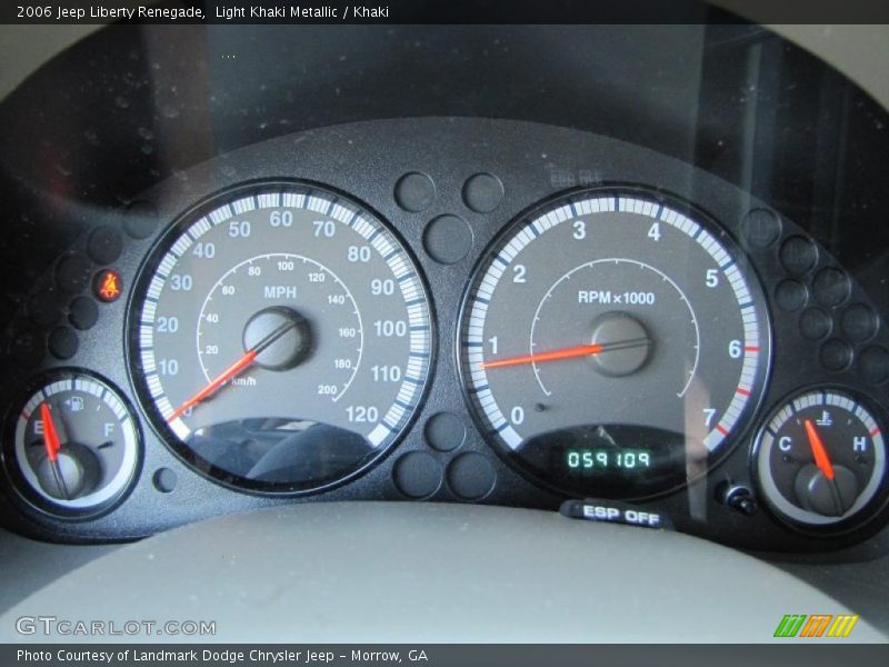 Light Khaki Metallic / Khaki 2006 Jeep Liberty Renegade