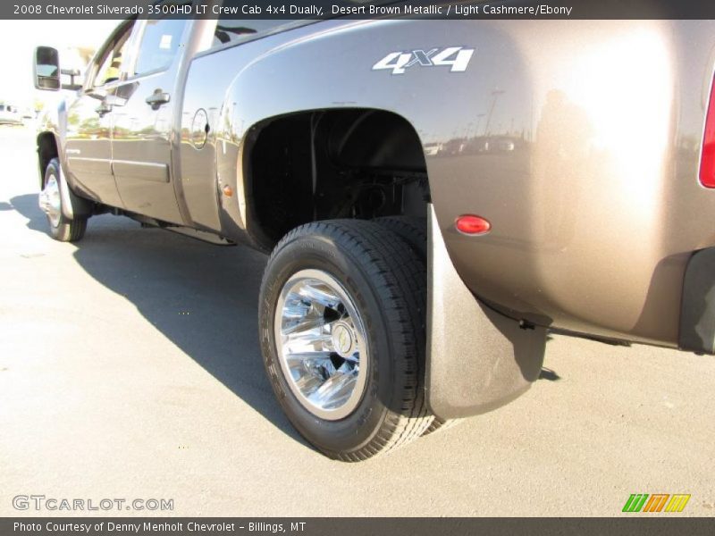 Desert Brown Metallic / Light Cashmere/Ebony 2008 Chevrolet Silverado 3500HD LT Crew Cab 4x4 Dually