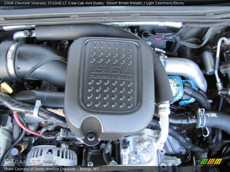 Desert Brown Metallic / Light Cashmere/Ebony 2008 Chevrolet Silverado 3500HD LT Crew Cab 4x4 Dually