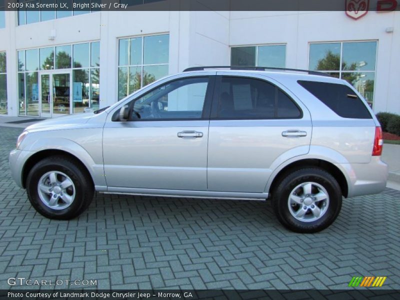 Bright Silver / Gray 2009 Kia Sorento LX