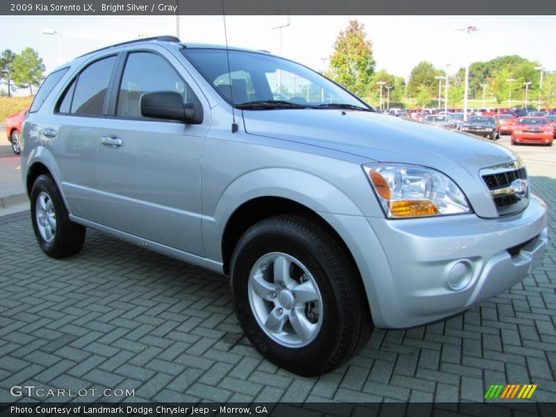 Bright Silver / Gray 2009 Kia Sorento LX