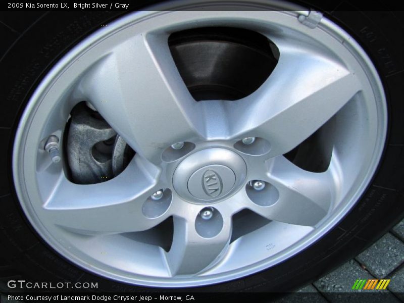 Bright Silver / Gray 2009 Kia Sorento LX