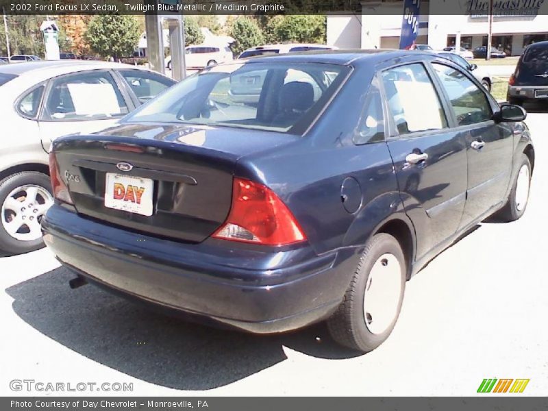 Twilight Blue Metallic / Medium Graphite 2002 Ford Focus LX Sedan