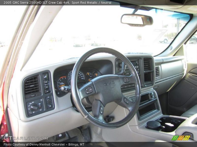 Sport Red Metallic / Neutral 2005 GMC Sierra 2500HD SLT Crew Cab 4x4