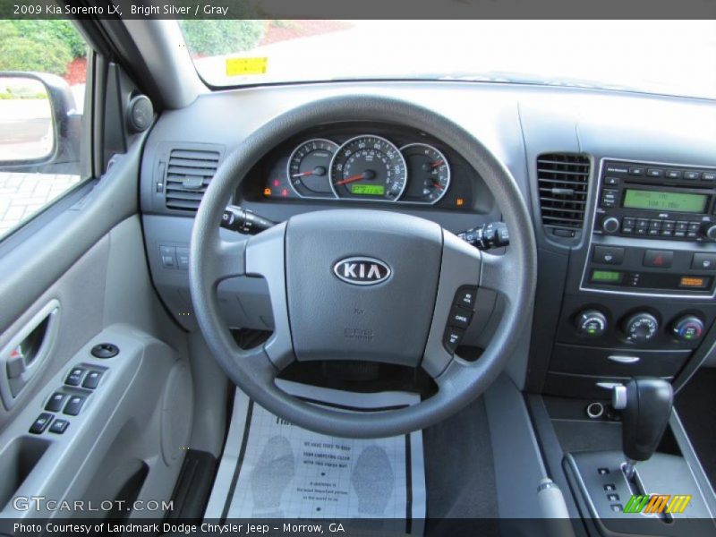 Bright Silver / Gray 2009 Kia Sorento LX