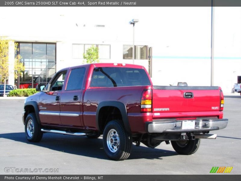 Sport Red Metallic / Neutral 2005 GMC Sierra 2500HD SLT Crew Cab 4x4