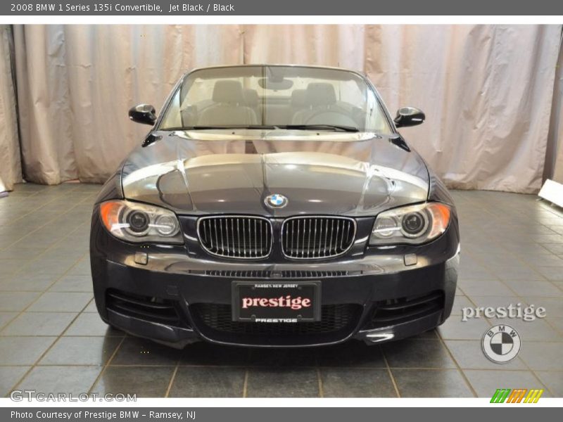 Jet Black / Black 2008 BMW 1 Series 135i Convertible