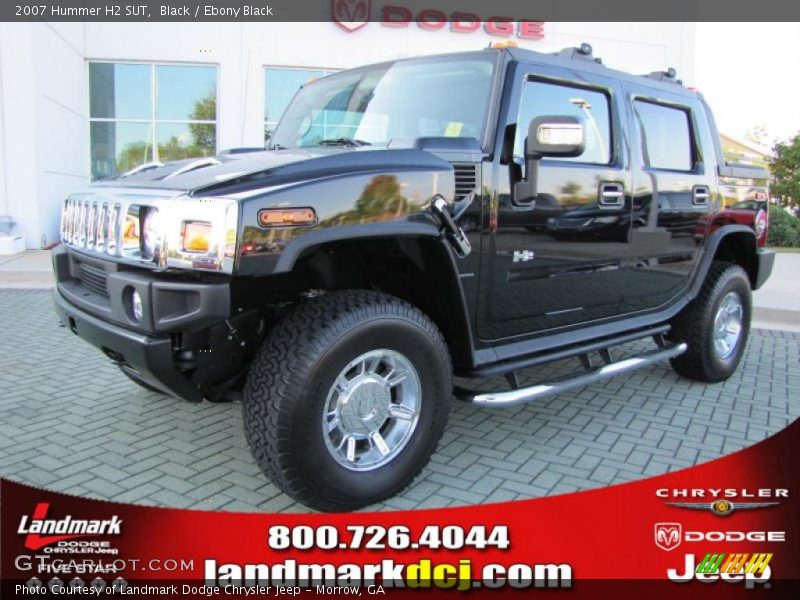 Black / Ebony Black 2007 Hummer H2 SUT