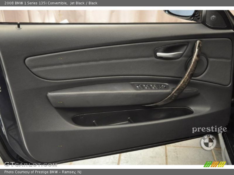 Jet Black / Black 2008 BMW 1 Series 135i Convertible