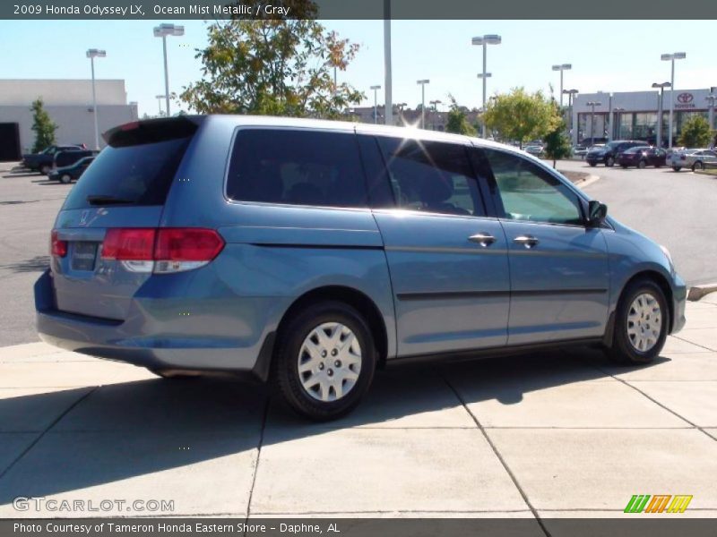 Ocean Mist Metallic / Gray 2009 Honda Odyssey LX
