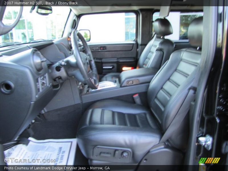 Black / Ebony Black 2007 Hummer H2 SUT