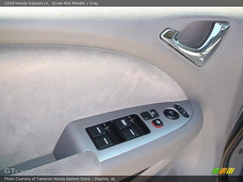 Ocean Mist Metallic / Gray 2009 Honda Odyssey LX