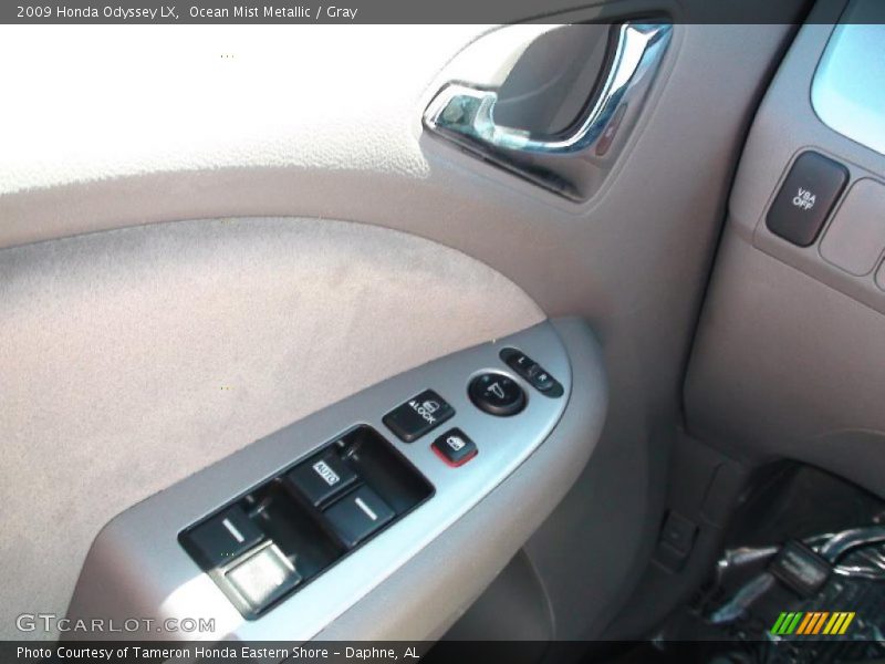 Ocean Mist Metallic / Gray 2009 Honda Odyssey LX