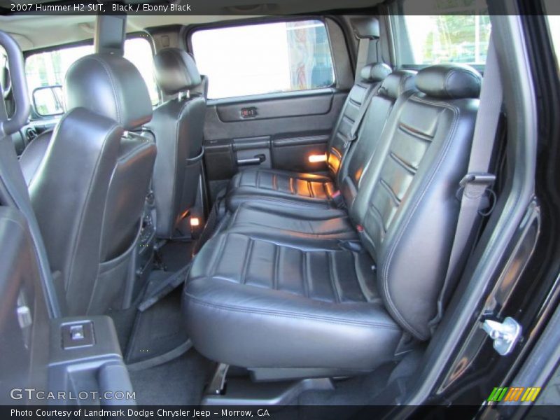 Black / Ebony Black 2007 Hummer H2 SUT