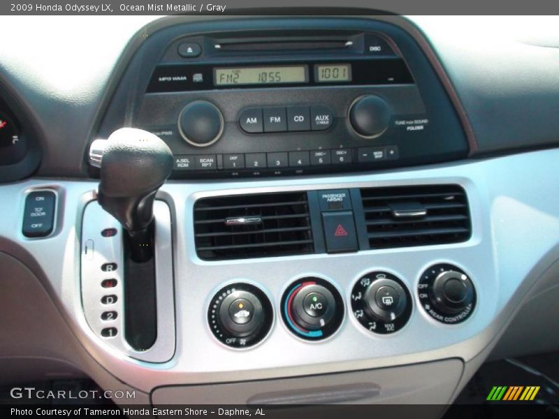 Ocean Mist Metallic / Gray 2009 Honda Odyssey LX