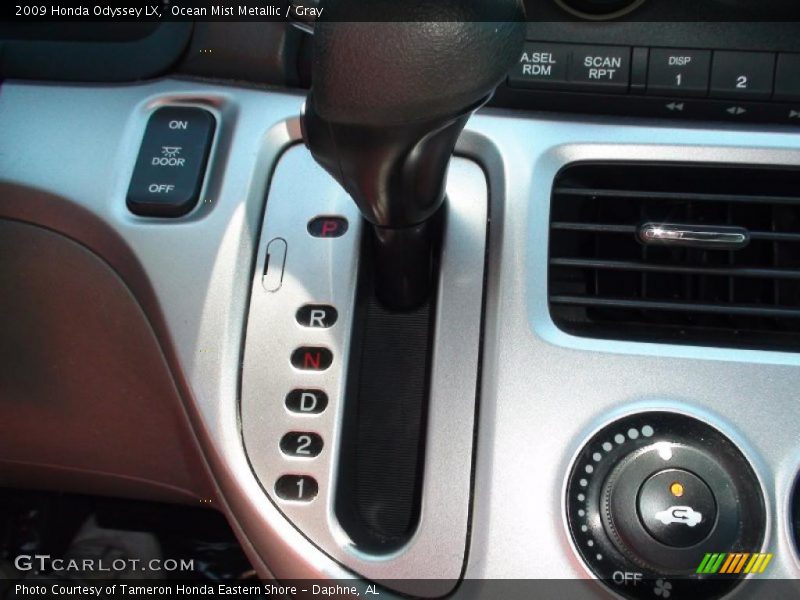 Ocean Mist Metallic / Gray 2009 Honda Odyssey LX