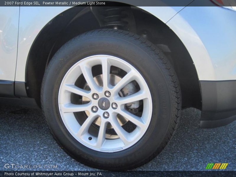 Pewter Metallic / Medium Light Stone 2007 Ford Edge SEL