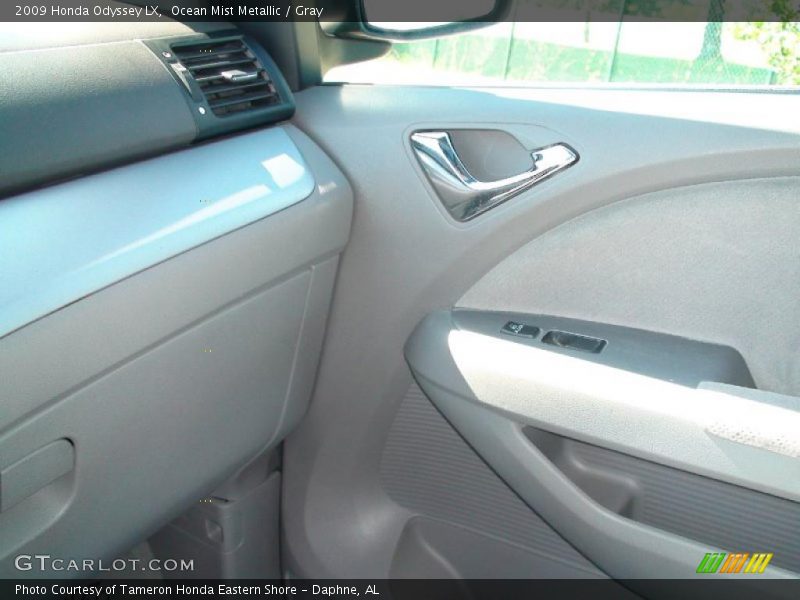 Ocean Mist Metallic / Gray 2009 Honda Odyssey LX