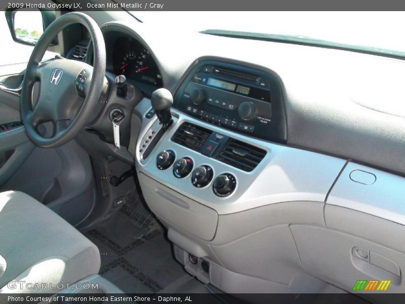 Ocean Mist Metallic / Gray 2009 Honda Odyssey LX