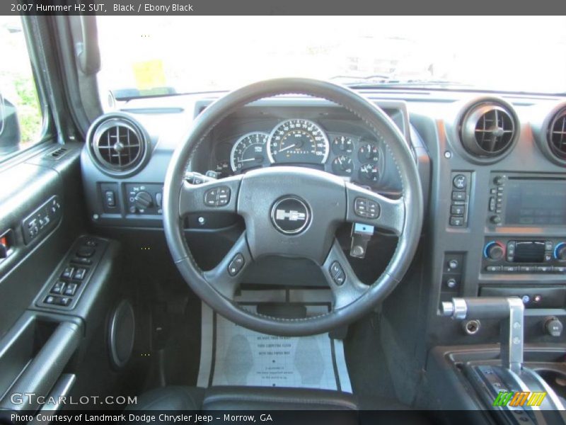 Black / Ebony Black 2007 Hummer H2 SUT