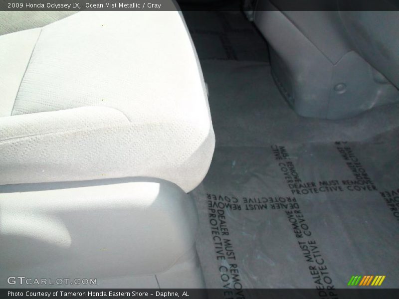 Ocean Mist Metallic / Gray 2009 Honda Odyssey LX