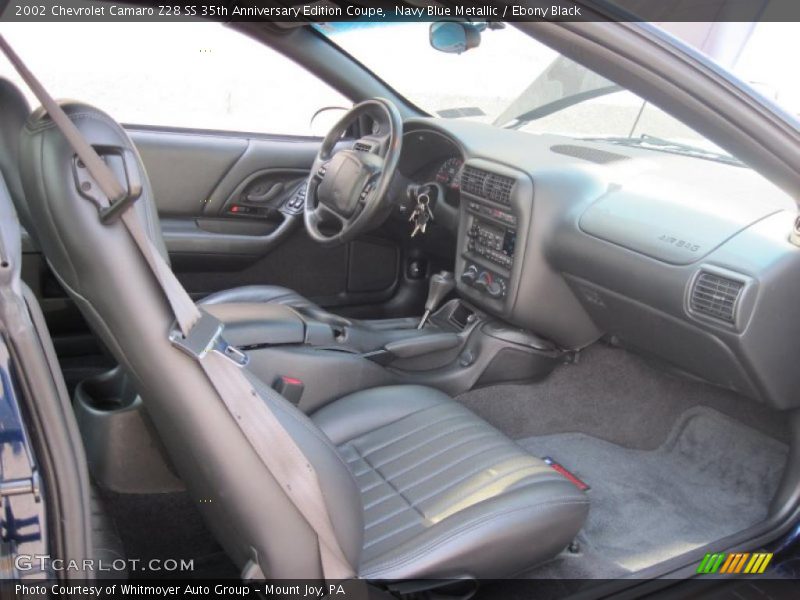 Navy Blue Metallic / Ebony Black 2002 Chevrolet Camaro Z28 SS 35th Anniversary Edition Coupe