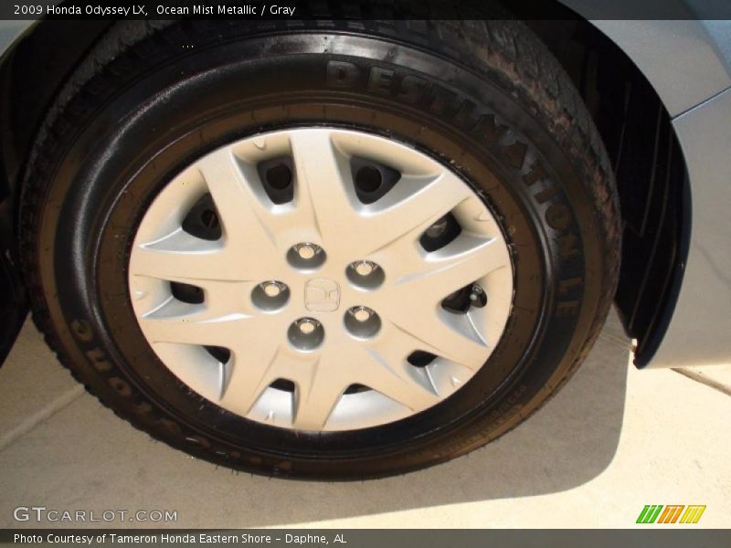Ocean Mist Metallic / Gray 2009 Honda Odyssey LX