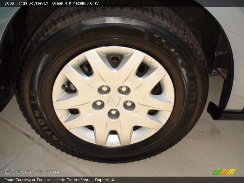 Ocean Mist Metallic / Gray 2009 Honda Odyssey LX
