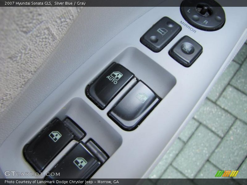 Silver Blue / Gray 2007 Hyundai Sonata GLS