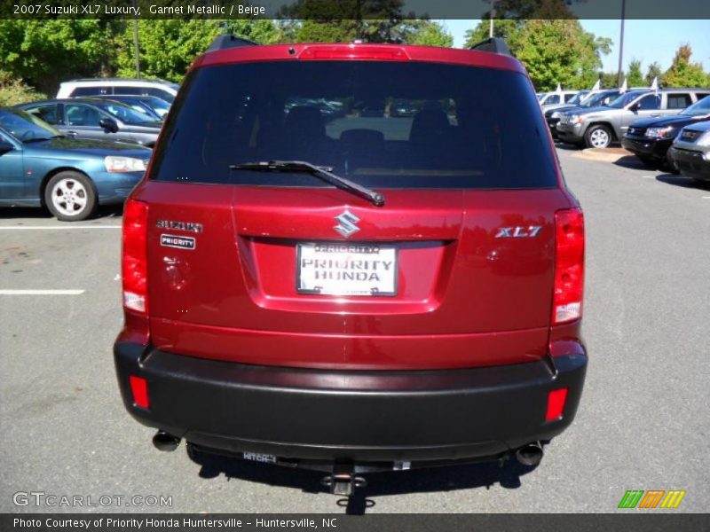 Garnet Metallic / Beige 2007 Suzuki XL7 Luxury