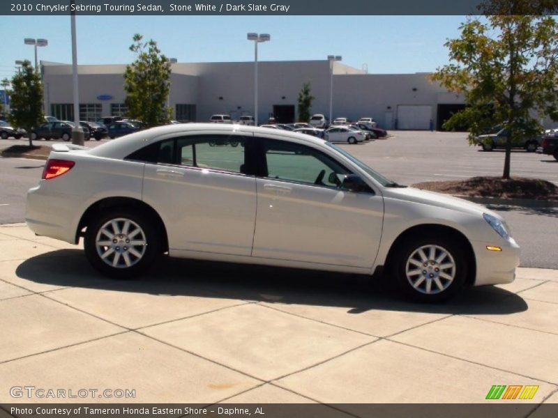 Stone White / Dark Slate Gray 2010 Chrysler Sebring Touring Sedan