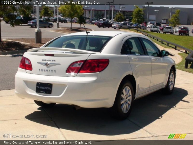 Stone White / Dark Slate Gray 2010 Chrysler Sebring Touring Sedan