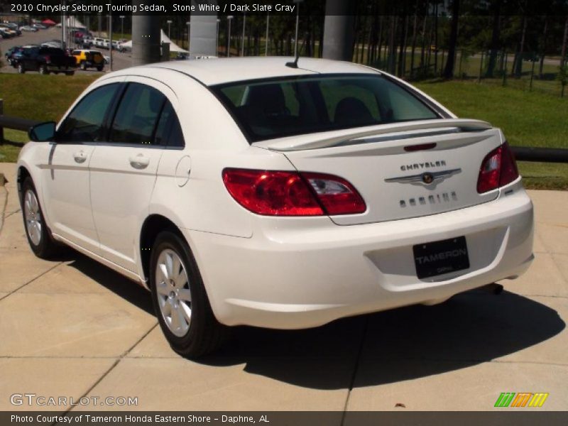 Stone White / Dark Slate Gray 2010 Chrysler Sebring Touring Sedan