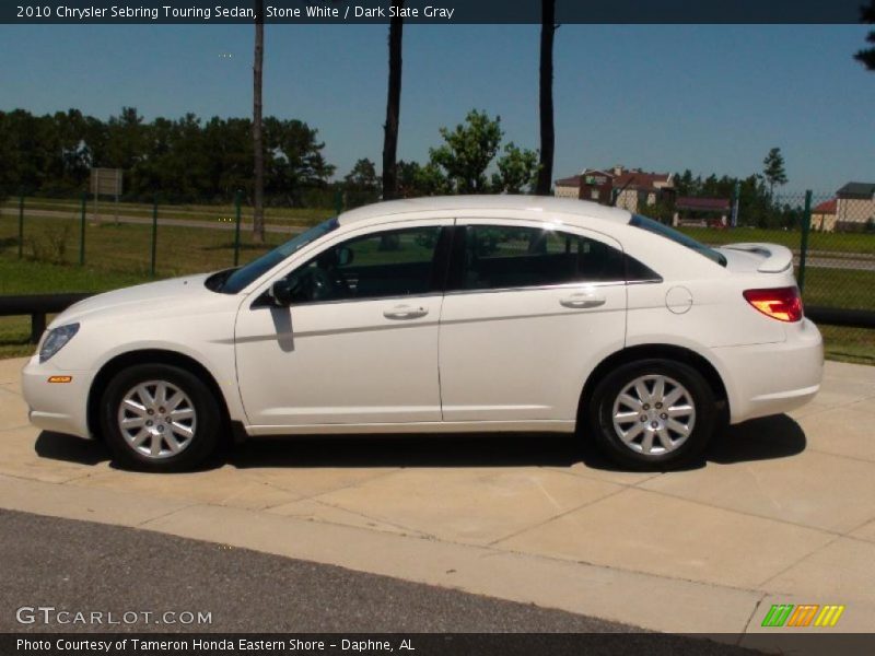 Stone White / Dark Slate Gray 2010 Chrysler Sebring Touring Sedan