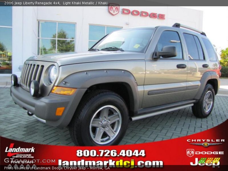 Light Khaki Metallic / Khaki 2006 Jeep Liberty Renegade 4x4