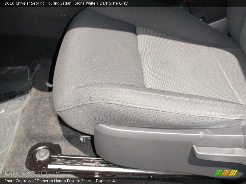 Stone White / Dark Slate Gray 2010 Chrysler Sebring Touring Sedan