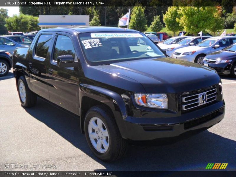 Nighthawk Black Pearl / Gray 2006 Honda Ridgeline RTL