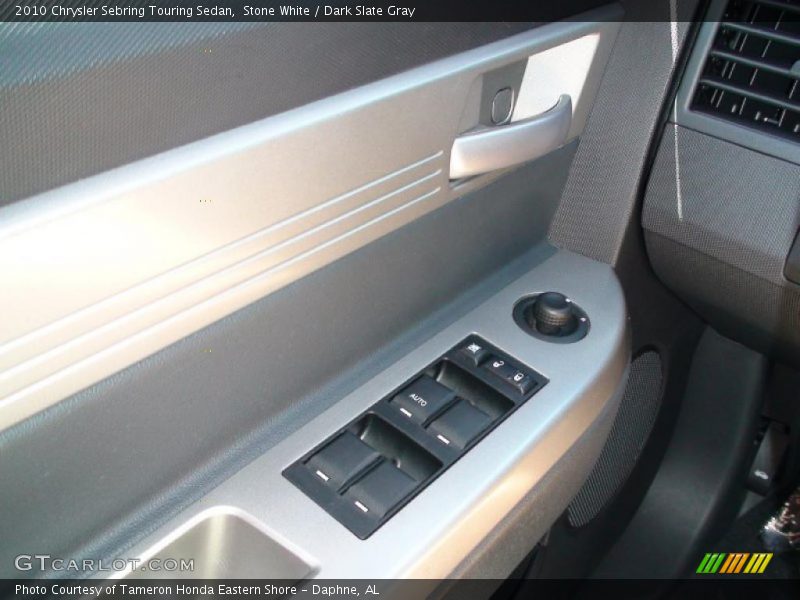 Stone White / Dark Slate Gray 2010 Chrysler Sebring Touring Sedan