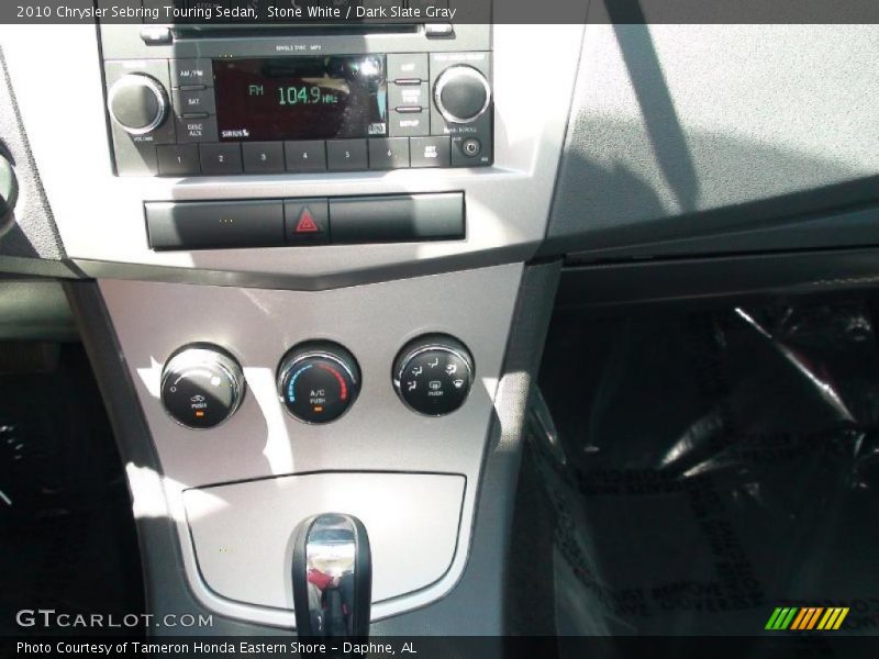Stone White / Dark Slate Gray 2010 Chrysler Sebring Touring Sedan