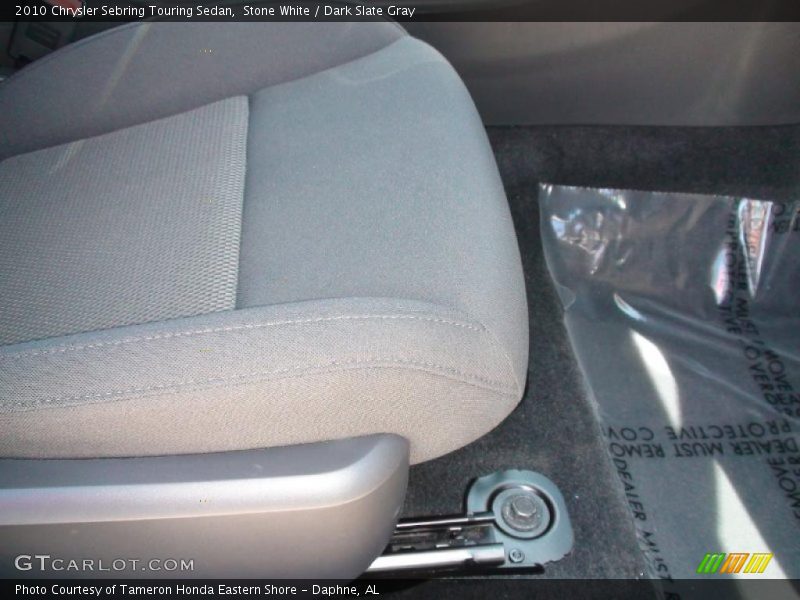 Stone White / Dark Slate Gray 2010 Chrysler Sebring Touring Sedan