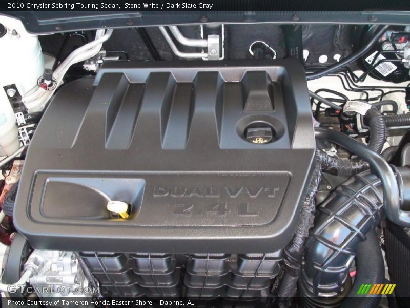 Stone White / Dark Slate Gray 2010 Chrysler Sebring Touring Sedan