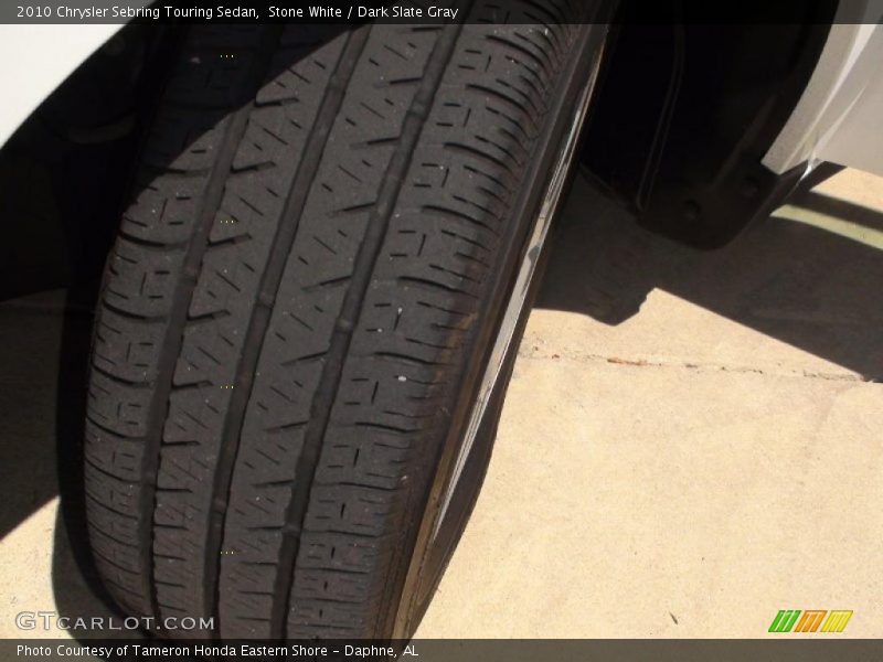 Stone White / Dark Slate Gray 2010 Chrysler Sebring Touring Sedan